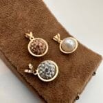 پلاک گوی سواروسکی و مروارید