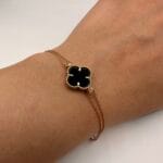 دستبند ونکلیف مشکی بزرگ