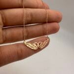 گردنبند متصل طرح بال فرشته