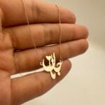 گردنبند متصل طرح جانان