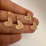 پلاک قلب حک دار