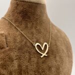 گردنبند متصل طرح قلب پینترستی