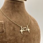 گردنبند متصل طرح ضربان و قلب