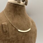 گردنبند متصل طرح خط بلند