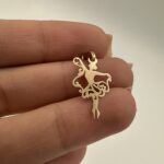 پلاک بالرین دامن چیندار