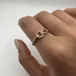 انگشتر دو رنگ