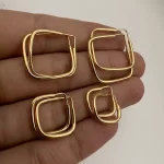 گوشواره پروفیلی مربع