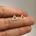 گوشواره میخی مثلث 