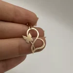 نیم ست پروانه و قلب