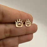 گوشواره میخی تاج