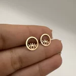 گوشواره میخی چشم