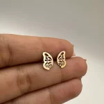 گوشواره میخی بال پروانه