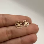 گوشواره میخی گل