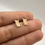 گوشواره میخی جوراب بابانوئل