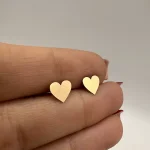 گوشواره میخی طرح قلب