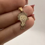 پلاک دخترک خوشحال