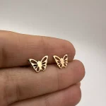 گوشواره میخی پروانه