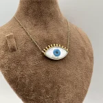 گردنبند متصل چشم نظر کشیده