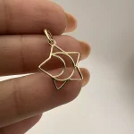 پلاک مفتولی ماه و ستاره