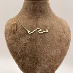 گردنبند متصل طرح موج