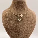 گردنبند متصل طرح صورتک