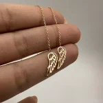 گوشواره بخیه ای طرح بال فرشته