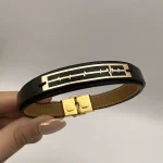 دستبند چرم طرح ضربان