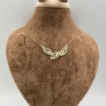 گردنبند متصل طرح سه برگ