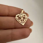 پلاک قلب اوریگامی