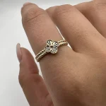 انگشتر ونکلیف تراشدار