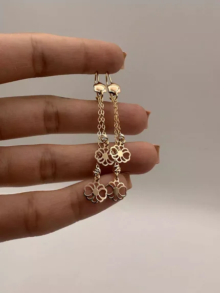 گوشواره آویز گل