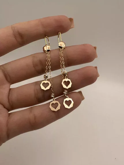 گوشواره آویز قلب