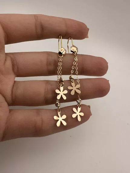 گوشواره آویز گل