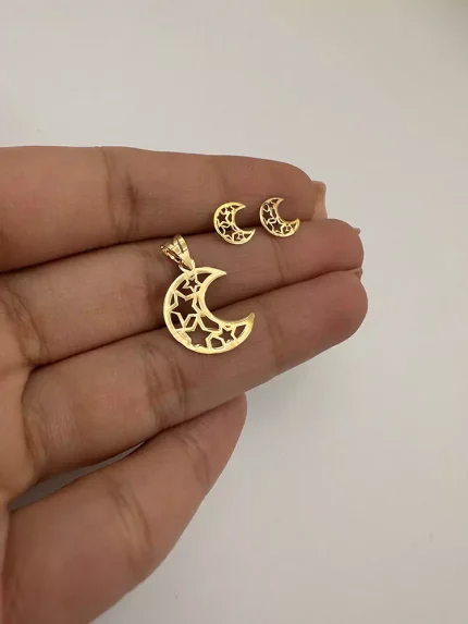 نیم ست لیزری طرح ماه