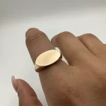 انگشتر بیضی