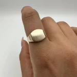 انگشتر مکعب مات