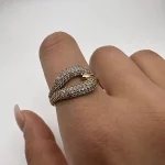 انگشتر امگا نگینی