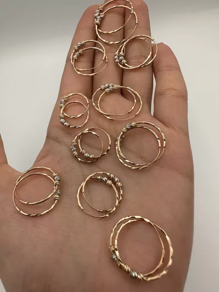 گوشواره حلقه ای گوی البرنادو
