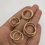 گوشواره حلقه ای کلاسیک