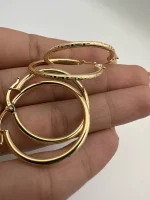 گوشواره حلقه ای دور ورساچ بزرگ - Image 2