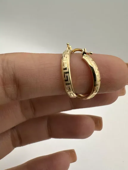 گوشواره حلقه ای دور ورساچ متوسط