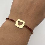 دستبند کادوئی طرح قلب