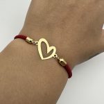 دستبند کادوئی طرح قلب کیوت