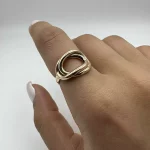 انگشتر حلقه دوبل