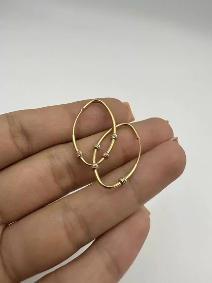 گوشواره بیضی و گوی البرنادو