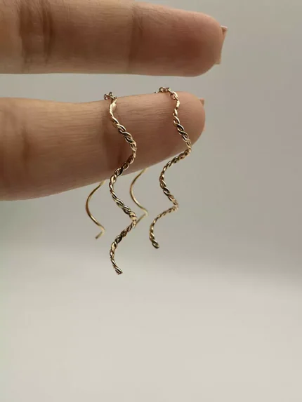 گوشواره کرلی پیچی