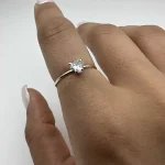 انگشتر سولیتر قلبی