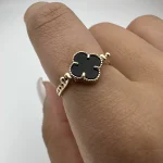 انگشتر ونکلیف مشکی