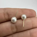 گوشواره میخی مروارید