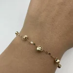 دستبند پولکی و زحل تک رنگ